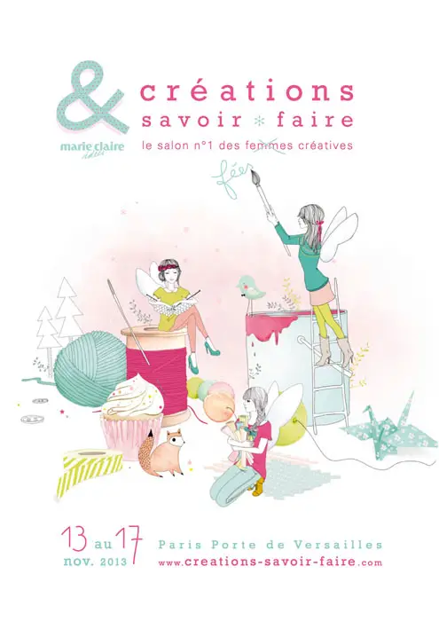 affiche CSF Gagnez 10 invitations au salon Créations et Savoir Faire 2013