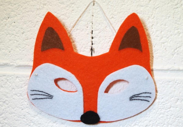 Masque Renard en feutrine