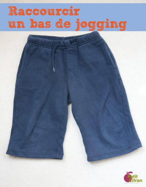 Raccourcir un pantalon de jogging