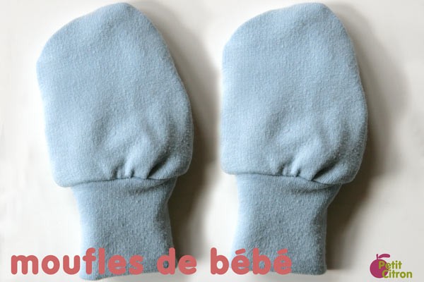 Moufles sans pouce pour bébé