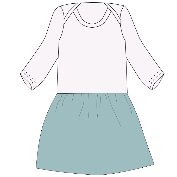 Robe body pour bébé