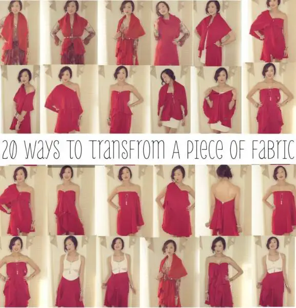 20 façons de transformer un bout de tissu
