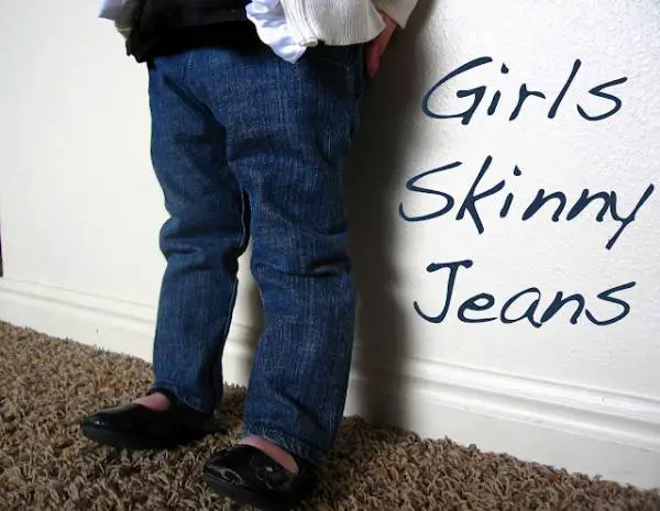 Jeans skinny pour fillette