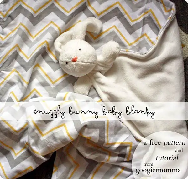 DIY : la couverture doudou lapin pour bébé