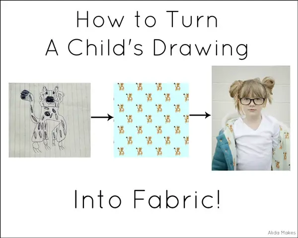 Comment transformer des dessins d’enfants en tissu