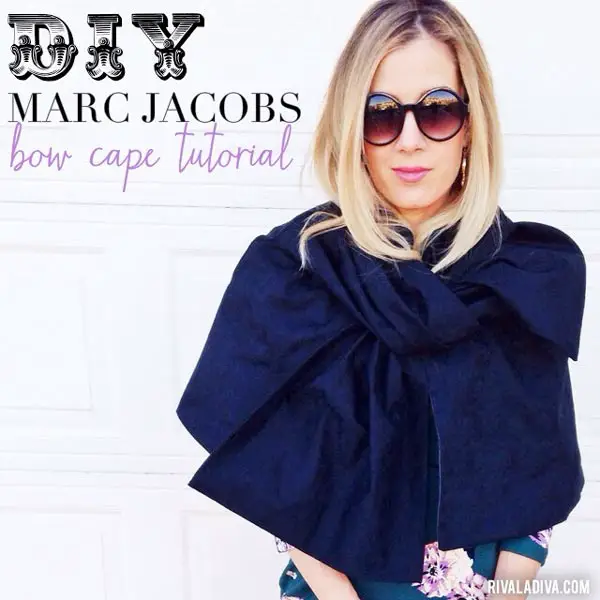 DIY : la cape à gros noeud de Marc Jacobs