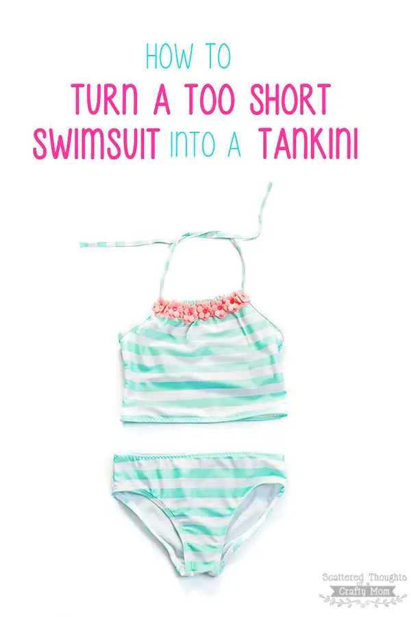 Comment transformer un maillot de bain trop petit en tankini ou bikini