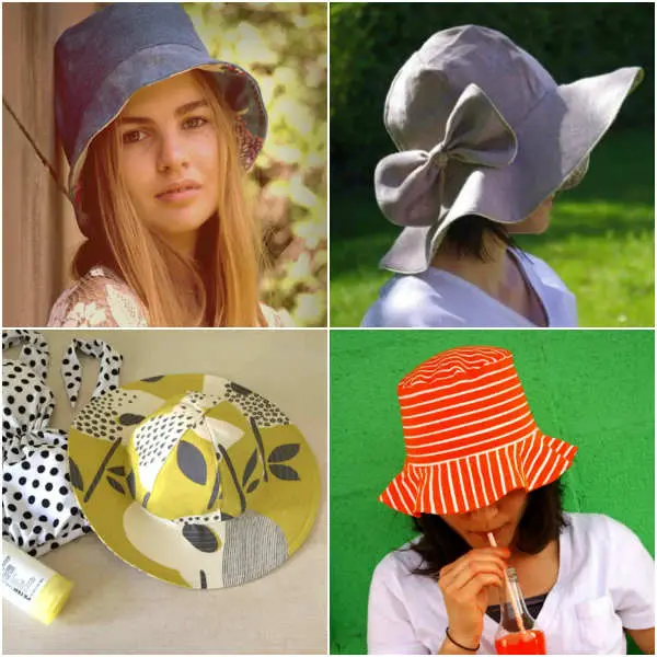 chapeaux1 20 DIY et patrons de chapeaux d'été