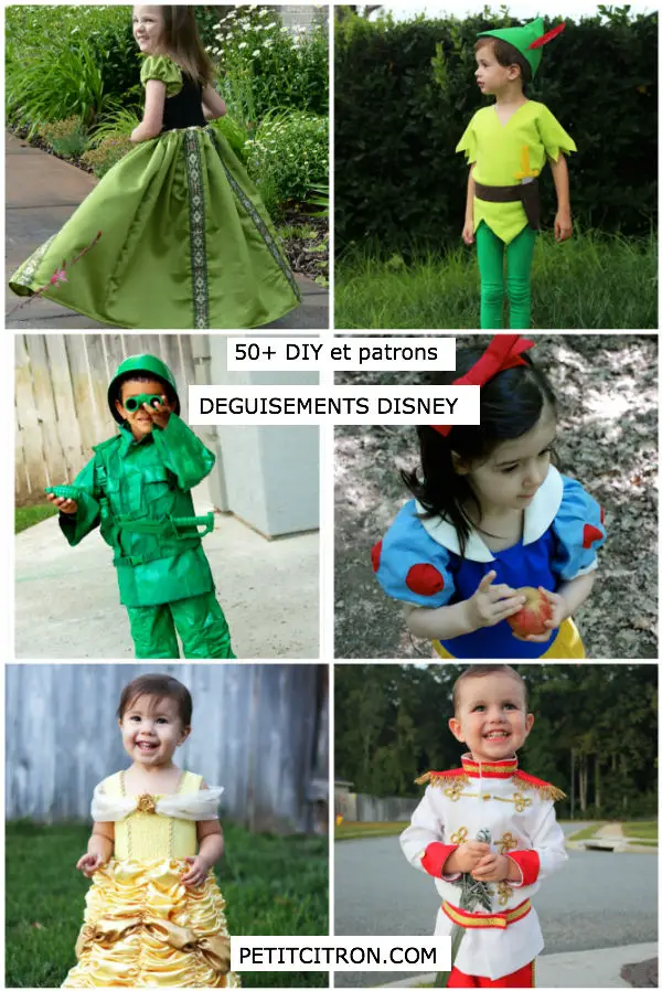 Plus De 50 Deguisements De Personnages De Film Et De Livre Pour Les Enfants Disney Petit Citron Petit Citron