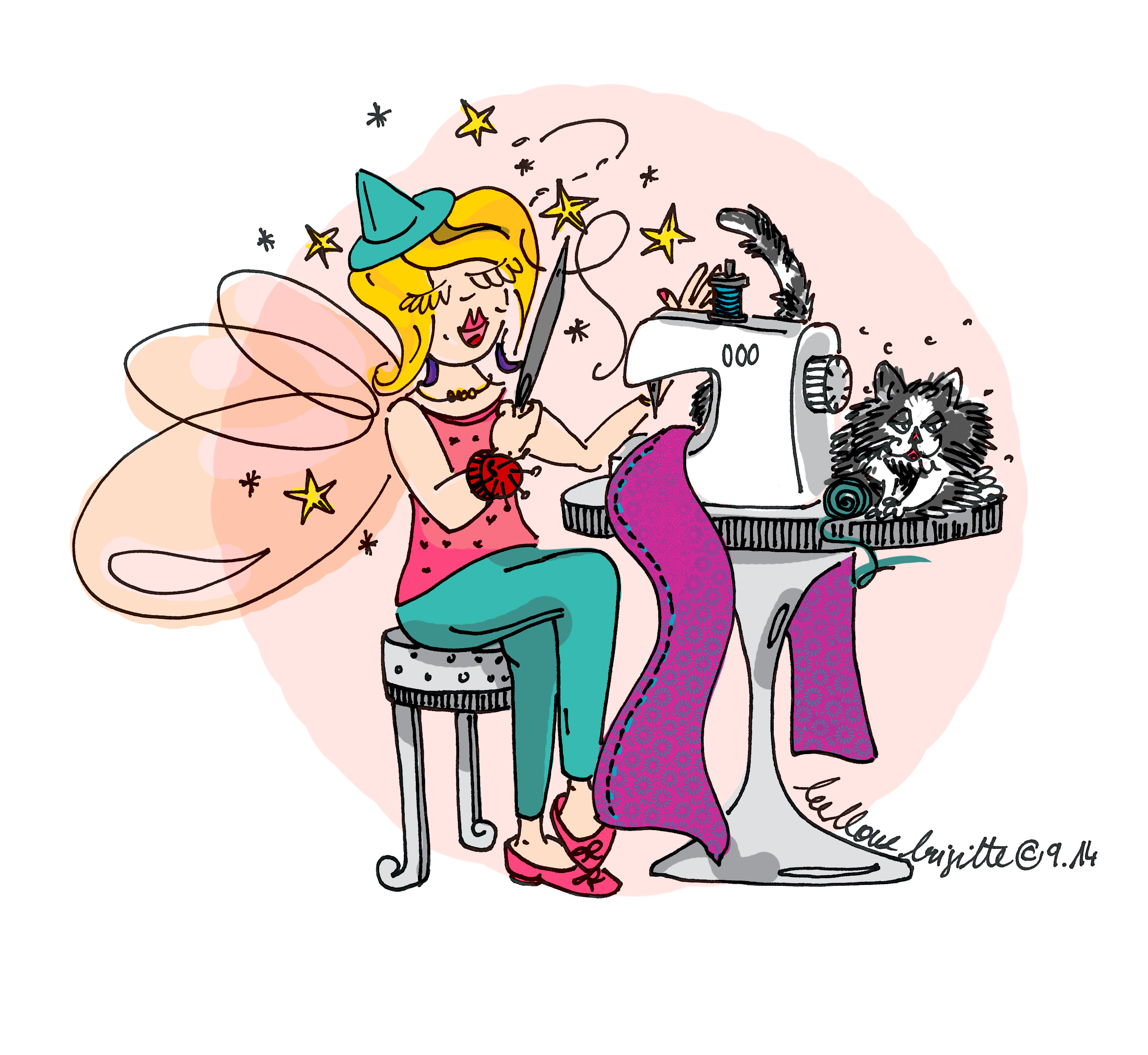 Les Fées Couture logo logo Les Fées Couture