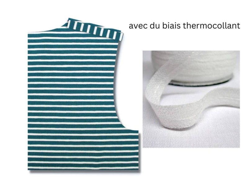 Soutenir des coutures d'épaule (jersey & mailles) - étape n°5
