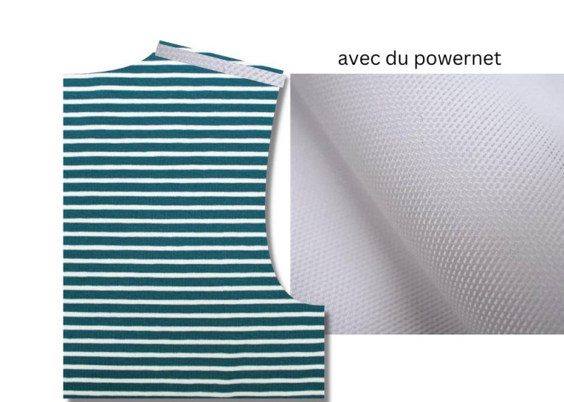 Soutenir des coutures d'épaule (jersey & mailles) - étape n°2