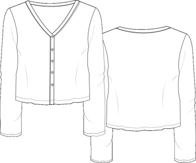 croquis-cardigan