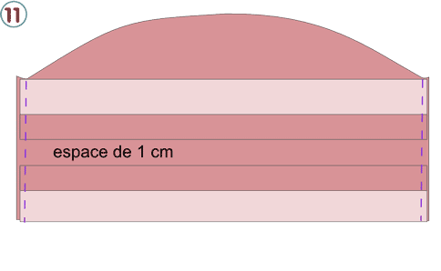 Sac à dos - étape n°11