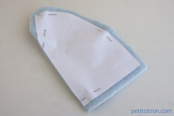 Bonnet en polaire, pour les enfants - étape n°1