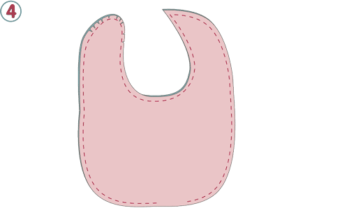 Bavoir A Pression Petit Citron