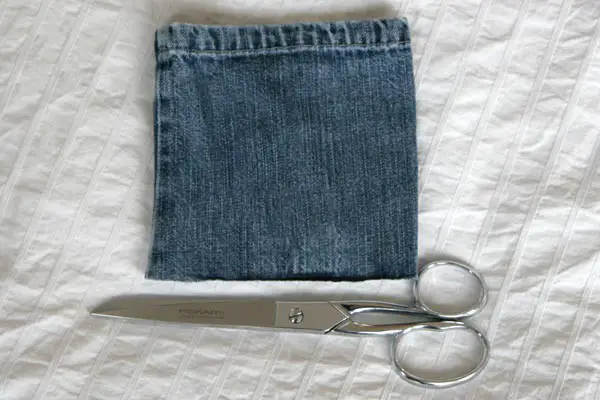 Vide-poche en jean