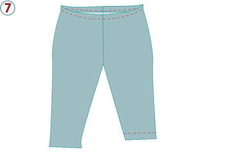 Leggings - 3-14 ans - étape n°7