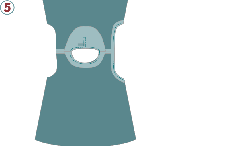 Robe chasuble (3-12 ans) - étape n°5