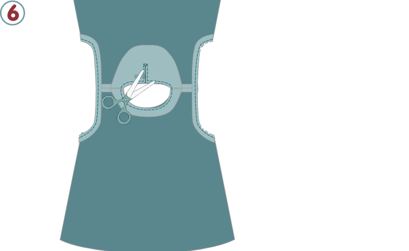 Robe chasuble (3-12 ans) - étape n°6