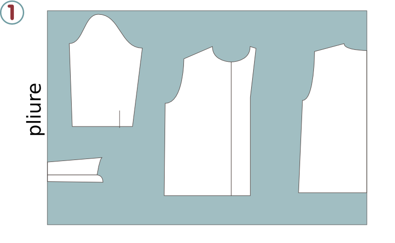 Chemise Paul - étape n°1