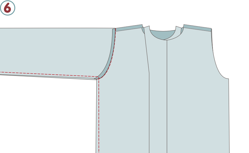Chemise Paul - étape n°6