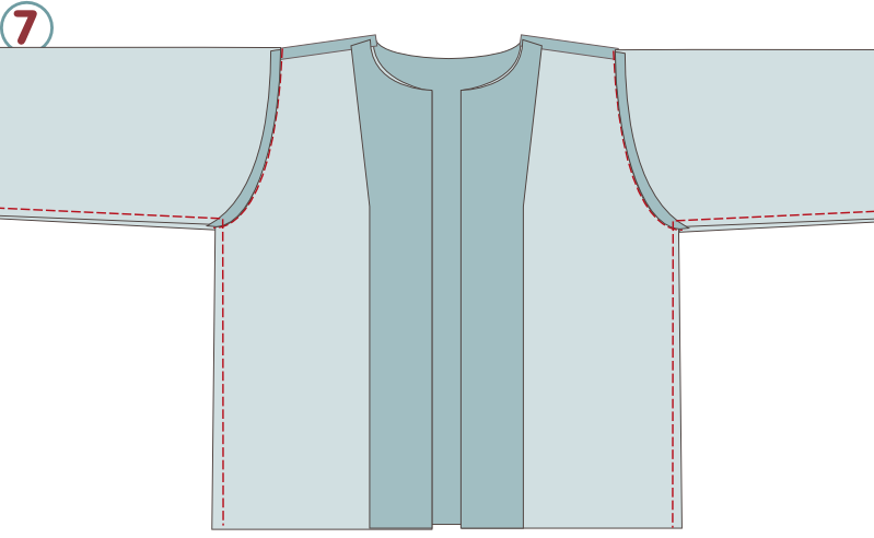 Chemise Paul - étape n°7