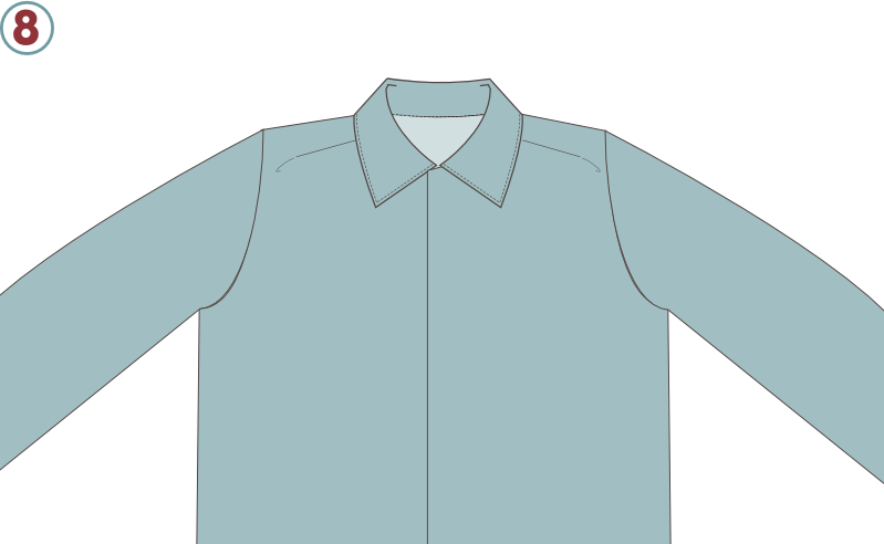 Chemise Paul - étape n°8