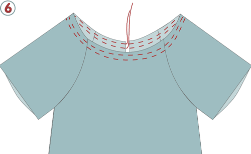 Blouse Almy - étape n°6