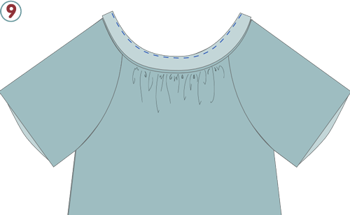Blouse Almy - étape n°9