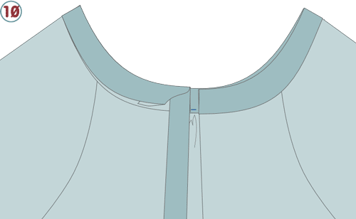 Blouse Almy - étape n°10