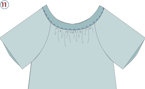 Blouse Almy - étape n°11