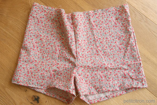 Shorts / Boxer pour enfant - étape n°5