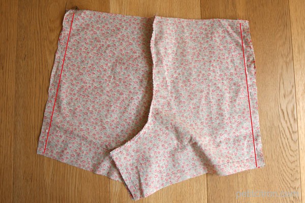 Shorts / Boxer pour enfant - étape n°3