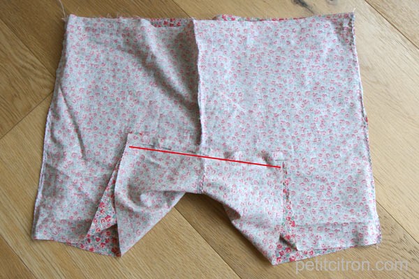Shorts / Boxer pour enfant - étape n°4