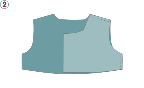 Blouse col claudine 02