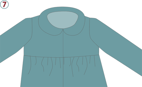 Blouse col claudine 07