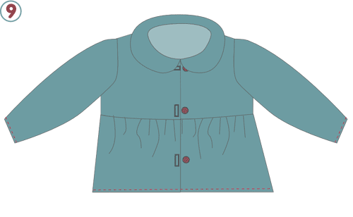 Blouse col claudine 09