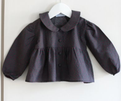 Blouse Col Claudine Billie Petit Citron
