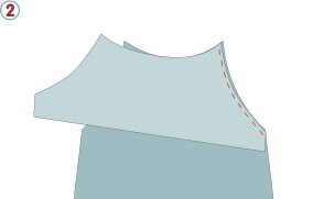 Blouse Alma - étape n°2
