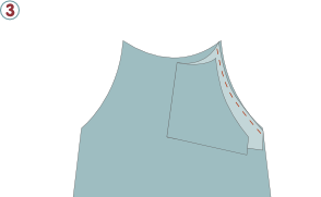 Blouse Alma - étape n°3