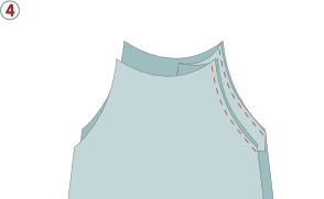 Blouse Alma - étape n°4