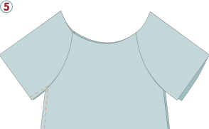 Blouse Alma - étape n°5