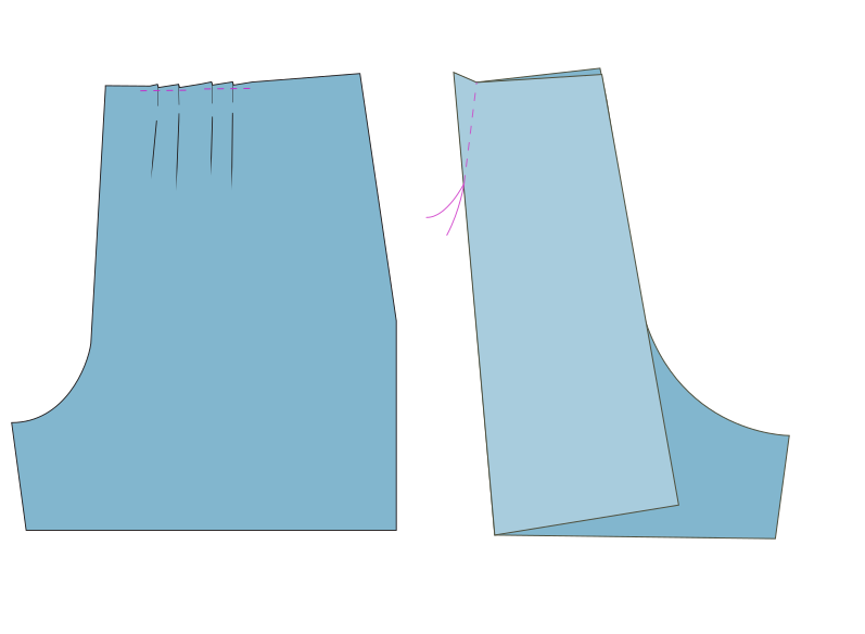 shorts taille haute 2 pinces femmes pinces plis