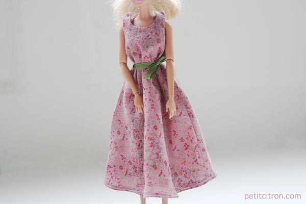 Robe Longue Ample De Barbie Petit Citron
