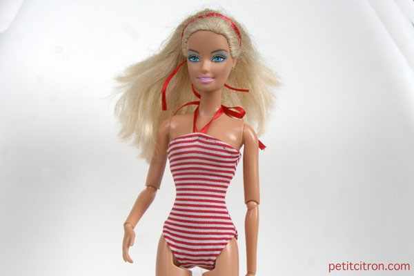 Maillot de bain 'Barbie' - 1 pièce