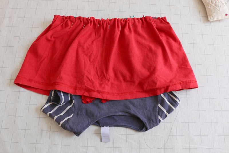 robe tshirt assembler jupe petitcitron