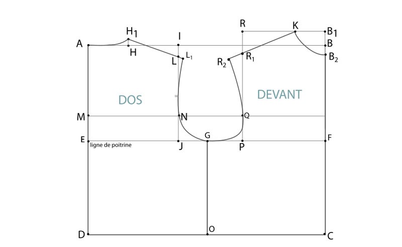 Corsage de base (bébé)