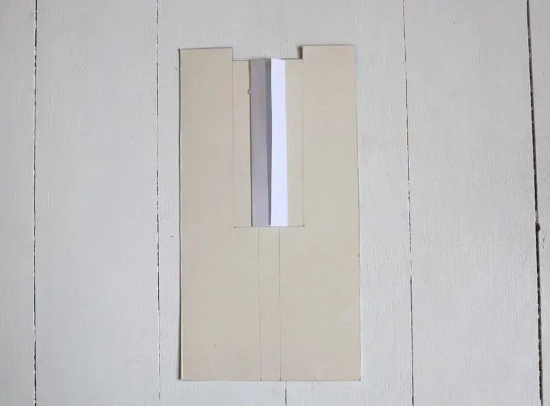 DIY appareil à biais en papier cartonné - étape n°3