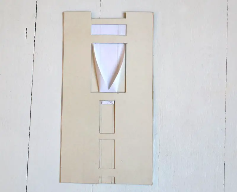DIY appareil à biais en papier cartonné - étape n°5